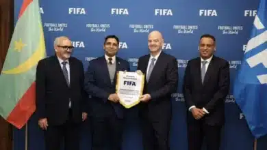 Le Président de la FIFA rencontre Mohamed Abdallahi Ould Louly, ministre mauritanien de la Jeunesse, des Sports et de la Fonction publique 2 Photo de Le Président de la FIFA rencontre Mohamed Abdallahi Ould Louly, ministre mauritanien de la Jeunesse, des Sports et de la Fonction publique