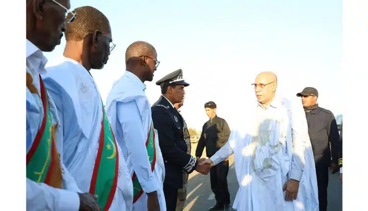 Président Ghazouani Lekseiba: le Président Ghazouani en visite à Lekseiba pour écouter les citoyens du Gorgol 2 Photo de Président Ghazouani Lekseiba: le Président Ghazouani en visite à Lekseiba pour écouter les citoyens du Gorgol