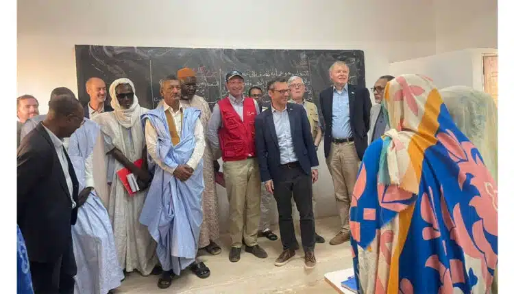 Une délégation de l’Union européenne visite le collège n° 4 du quartier Tarhil à Kaédi 1 Une délégation de l’Union européenne visite le collège n° 4 du quartier Tarhil à Kaédi