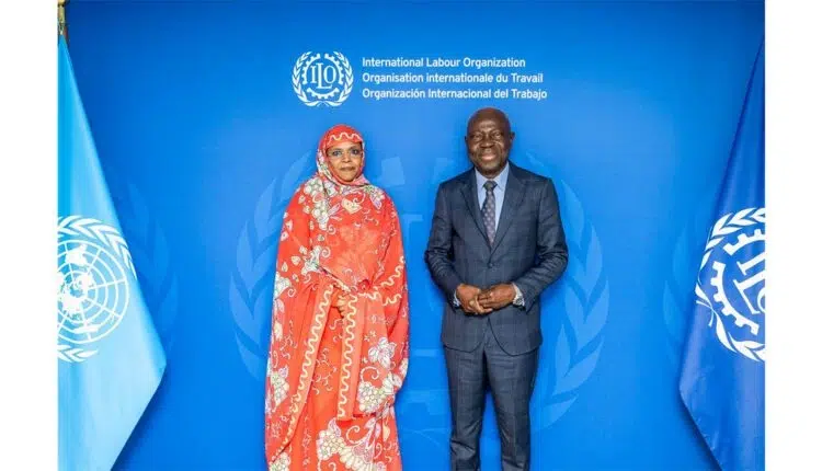 La ministre de la Fonction publique examine à Genève le renforcement de la coopération avec le Bureau international du Travail 1 La ministre de la Fonction publique examine à Genève le renforcement de la coopération avec le Bureau international du Travail