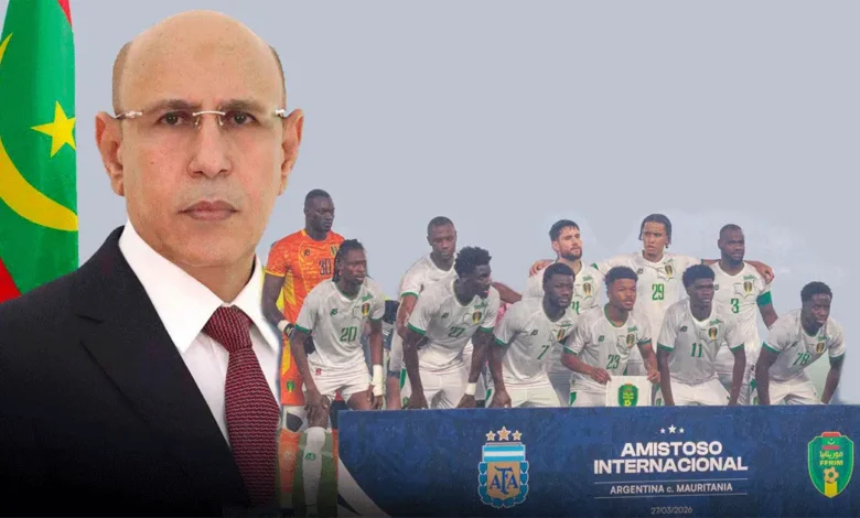 Équipe nationale Mauritanie Argentine: Président Ghazouani félicite les Mourabitounes face à l'Argentine 1 Le Président Ghazouani encourage l'équipe nationale de Mauritanie