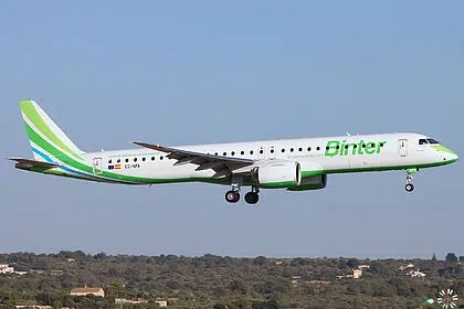 Binter déploie sa Classe Premium vers Dakar et Nouakchott | Binter Canarias 1 Cabine Premium d'un avion Embraer E195-E2 de la compagnie Binter.