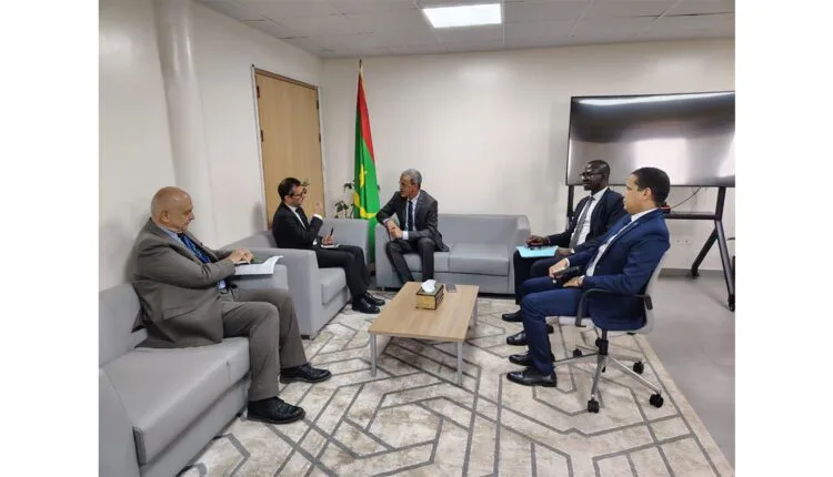 وزير المعادن والصناعة يبحث مع السفير الفرنسي تعزيز التعاون والاستثمار في قطاع المعادن