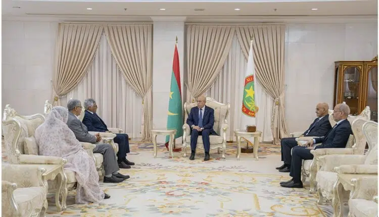 Rencontre diplomatique à Nouakchott : le président Ghazouani reçoit une délégation sahraouie accentuée sur la formation professionnelle