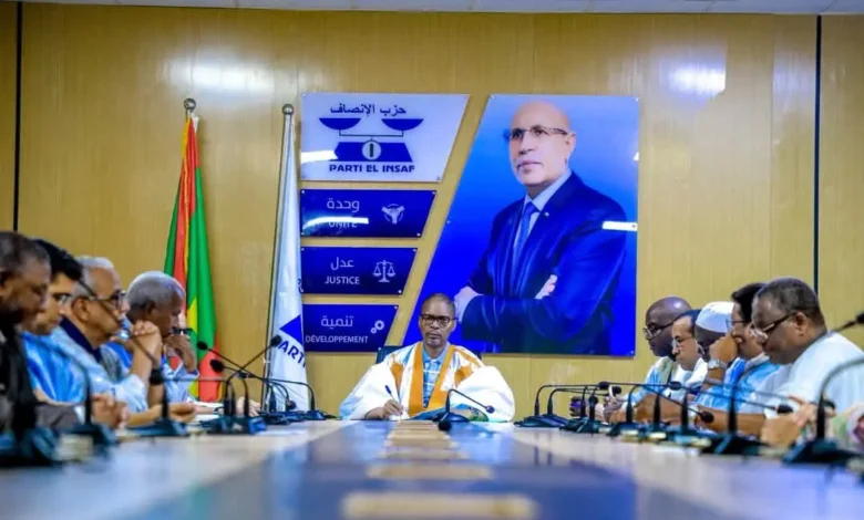 Parti El Insaf : Mohamed Ould Bilal Massoud préside la réunion des secrétaires permanents des wilayas 1 Photo de Parti El Insaf : Mohamed Ould Bilal Massoud préside la réunion des secrétaires permanents des wilayas