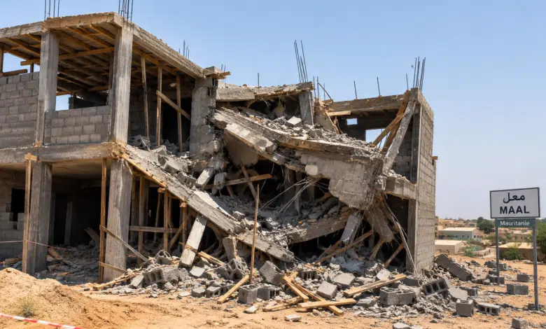 Mauritanie : cinq morts et cinq blessés dans l'effondrement d'un bâtiment en construction 3 Photo de Mauritanie : cinq morts et cinq blessés dans l’effondrement d’un bâtiment en construction