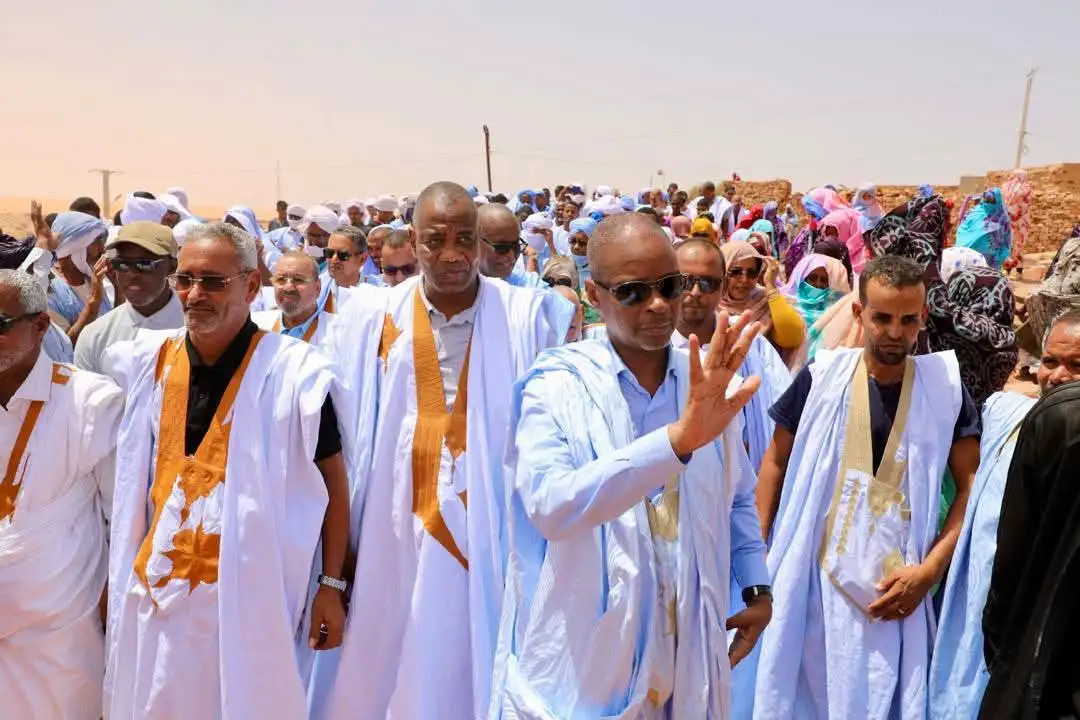 El-Insaf : Mohamed Ould Bilal à Ouadane pour la visite présidentielle