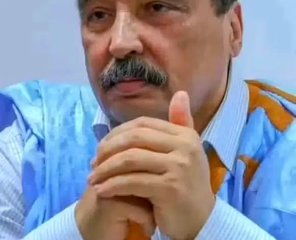 Santé de Mohamed Ould Abdel Aziz : la situation de l'ex-président relance le débat 1 Portrait de l'ancien président mauritanien Mohamed Ould Abdel Aziz en tenue traditionnelle.