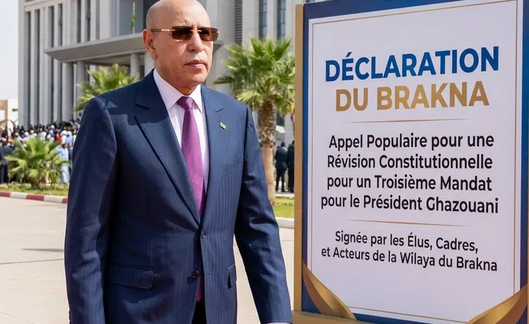 Déclaration du Brakna : un appel à un 3ème mandat pour Ghazouani 1 Photo de Déclaration du Brakna : un appel à un 3ème mandat pour Ghazouani