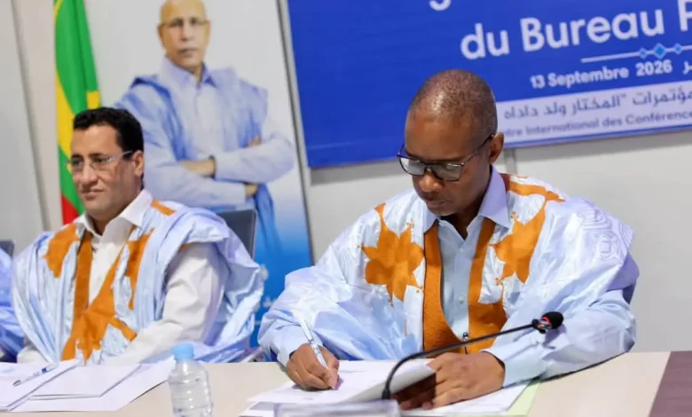 El Insaf : réunion du Bureau politique et rappel à l'ordre sur la discipline interne 1 Mohamed Ould Bilal Messaoud présidant la réunion du Bureau politique du parti El Insaf à Nouakchott.