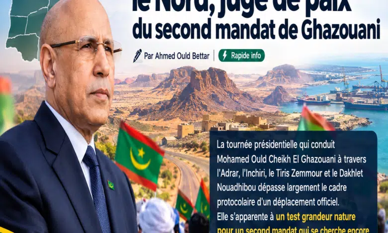 Mauritanie : le Nord, juge de paix du second mandat de Ghazouani 2 Photo de Mauritanie : le Nord, juge de paix du second mandat de Ghazouani
