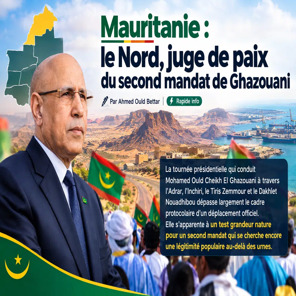 Mauritanie : le Nord, juge de paix du second mandat de Ghazouani