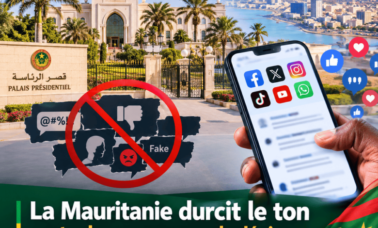 Mauritanie : l'État resserre l'étau sur les réseaux sociaux et leurs financeurs 1 Palais présidentiel avec smartphones et réseaux sociaux en illustration