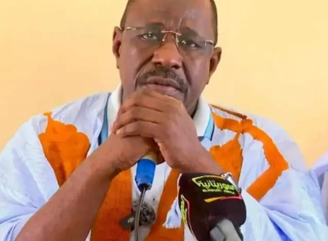 Portrait : Sidi Mohamed Ould Bouna (Moudir), un homme de cœur au service de la Mauritanie 1 Sidi Mohamed Ould Bouna dit Moudir au micro lors d'un rassemblement politiqu