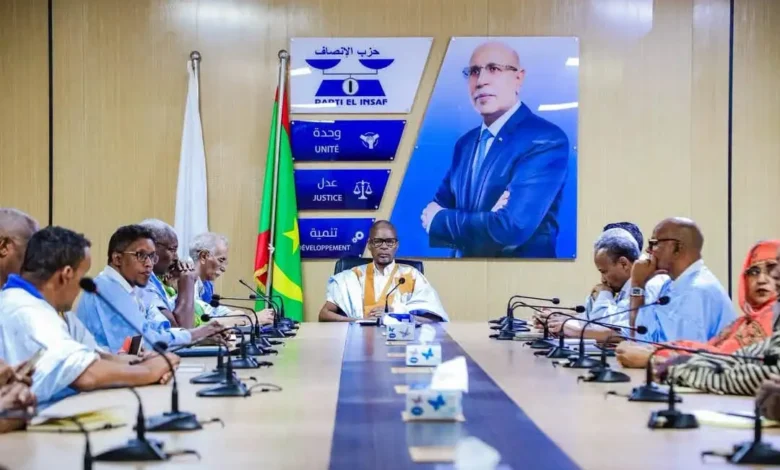 Mauritanie : La majorité présidentielle désigne ses représentants au Comité de supervision du Dialogue national 1 Réunion des leaders de la majorité présidentielle au siège du parti El Insaf à Nouakchott pour la finalisation de la liste du Dialogue national.